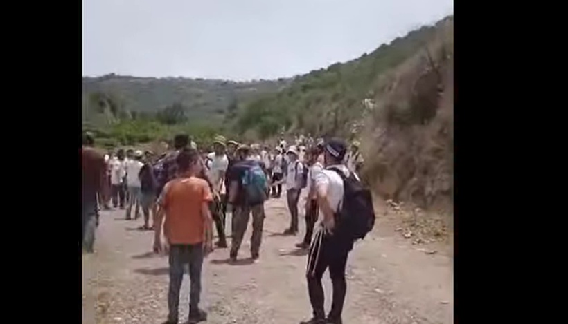  مستوطنون يقتحمون منطقة وادي الليمون وسهل ترمسعيا في رام الله  