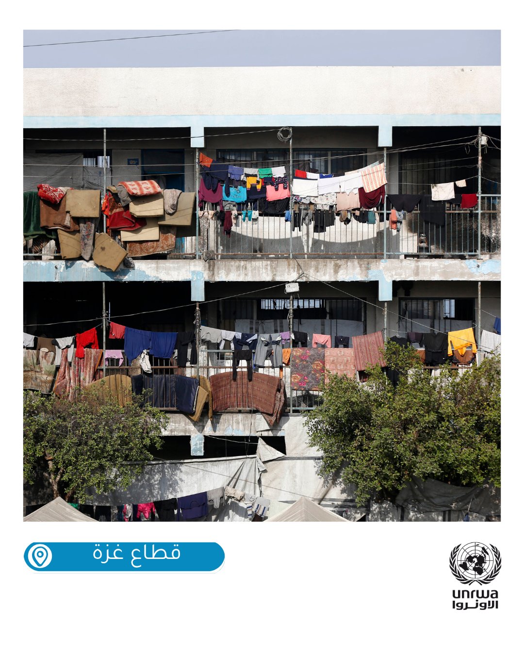 "الأونروا":75 ألف نازح في غزة يحتمون في أكثر من 100 مبنى تابع للمنظمة