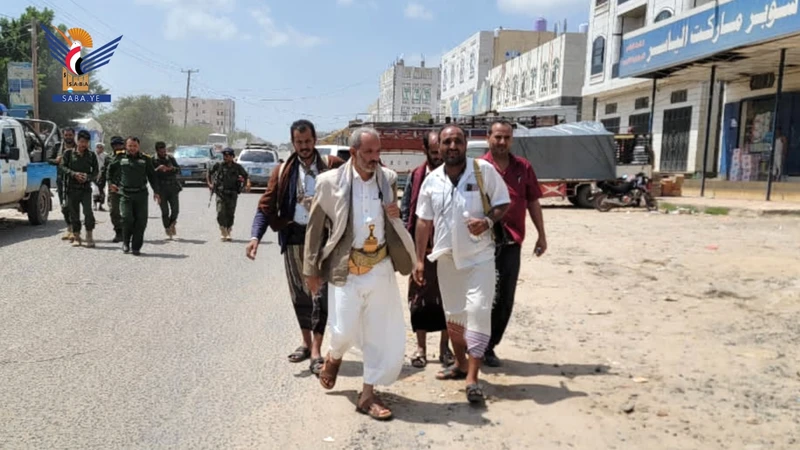 الشغدري يتفّقد مشروع تمديد شبكة المياه في مديرية جبن بالضالع