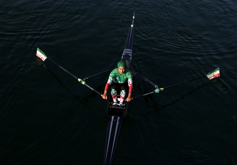 فاطمة مجلل تحرز الميدالية الذهبية الثانية لإيران في التجديف