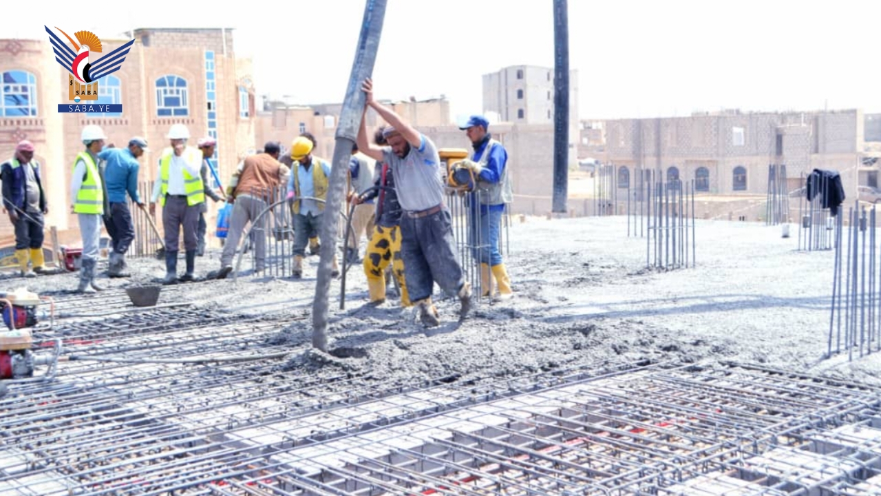 تفقد الأعمال المنفذة لمشروع إنشاء مبنى الأشغال بمحافظة صنعاء 