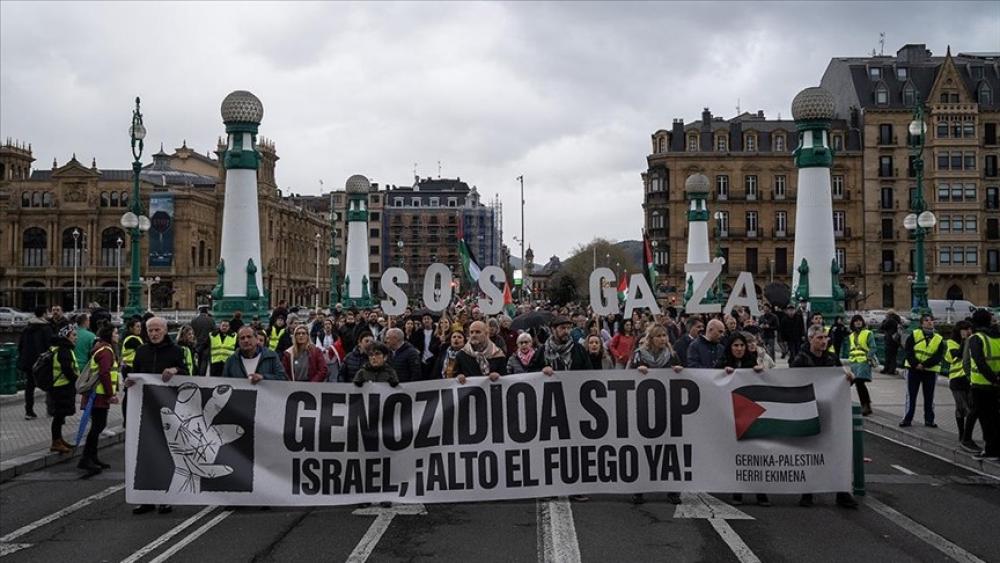 مظاهرات في 80 مدينة إسبانية تنديدًا بالإبادة في غزة