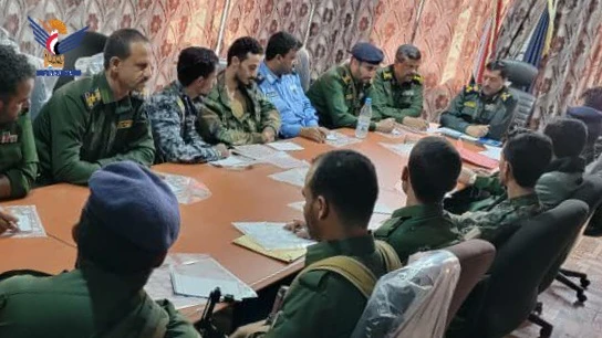 مناقشة الأوضاع الأمنية بمحافظة الضالع