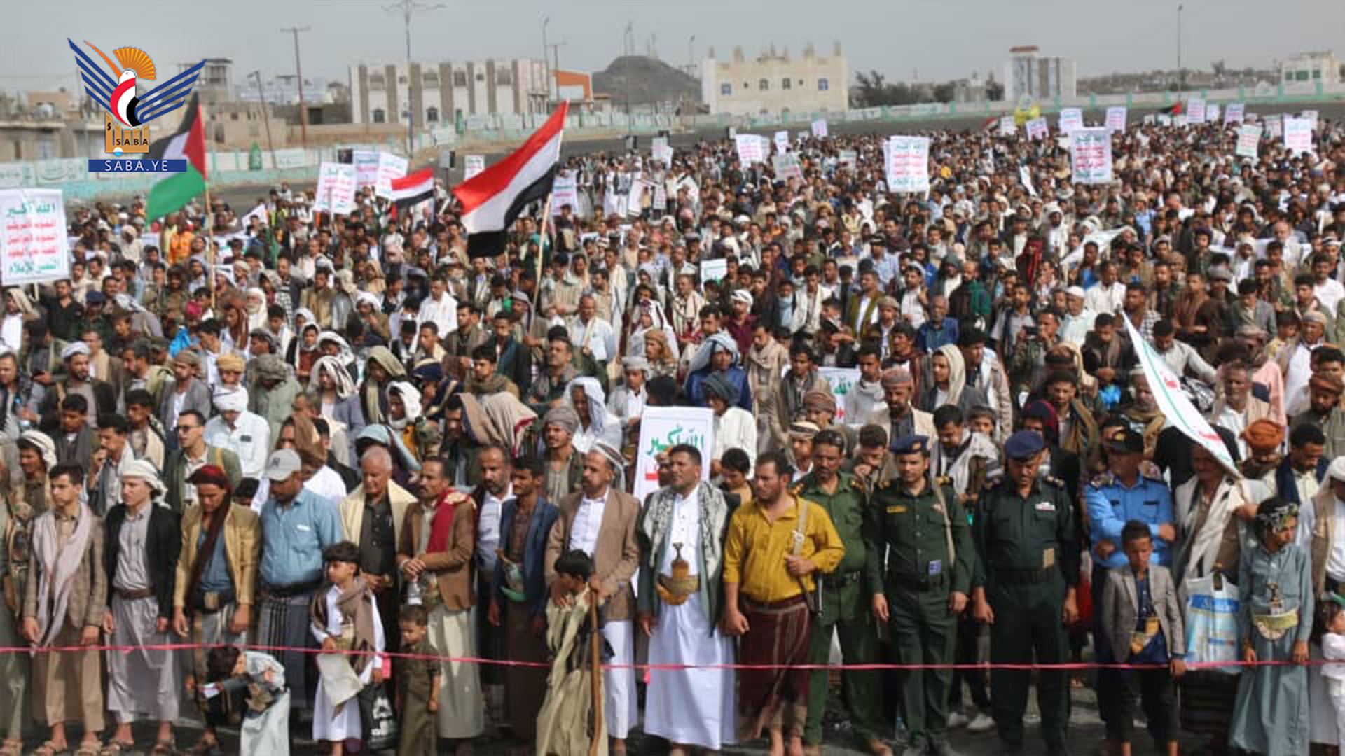  تعز تحتشد في 44 ساحة في مسيرات "مستمرون في نصرة غزة والمقدسات مهما كانت التحديات"