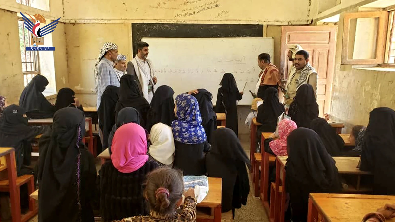 تفقد الدورات الصيفية في مديريتي بني العوام ونجرة في حجة