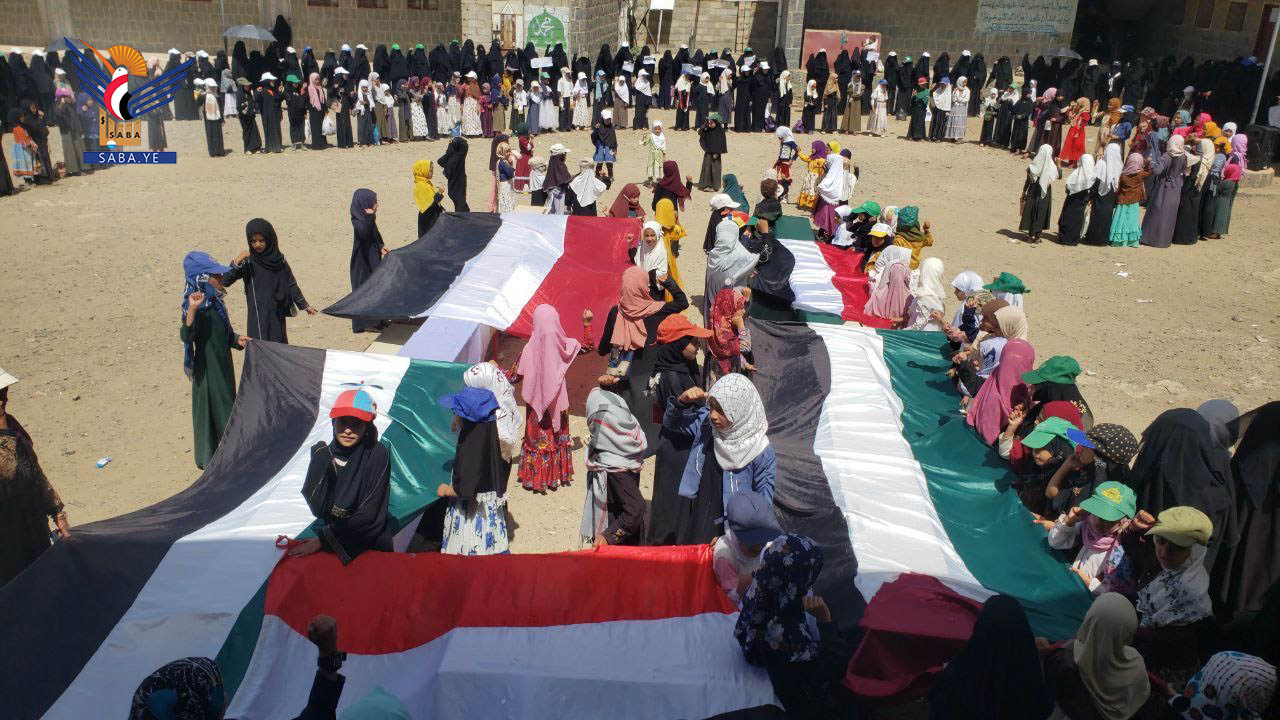 وقفات للهيئة النسائية في حجة بالذكرى 105 لمجزرة تنومة