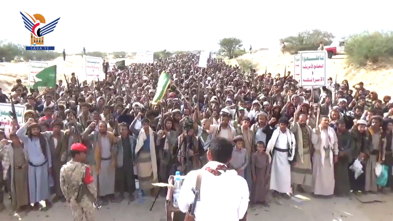 مسيرات حاشدة بمأرب تحت شعار "مولد نبي الهدى.. دعوة لنصرة غزة والأقصى"