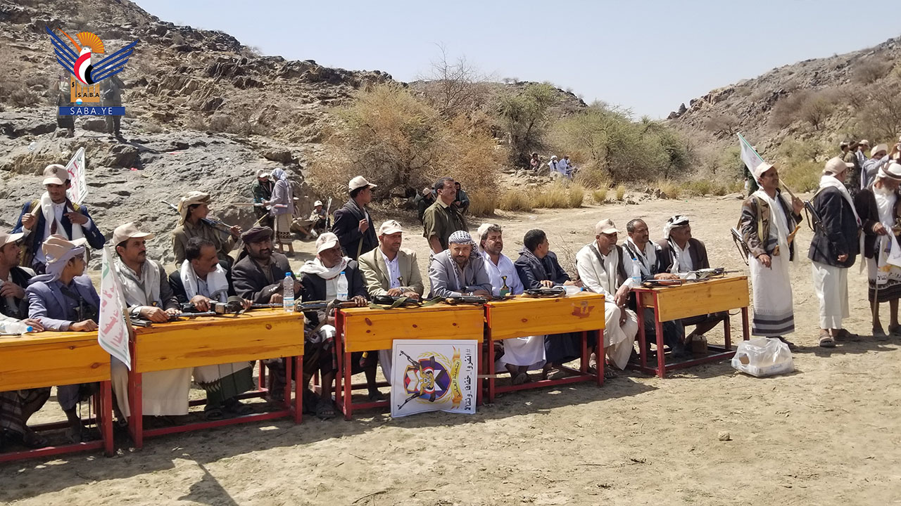 تخرج الدفعة الأولى من دورات "طوفان الأقصى" في مديرية ردمان بالبيضاء