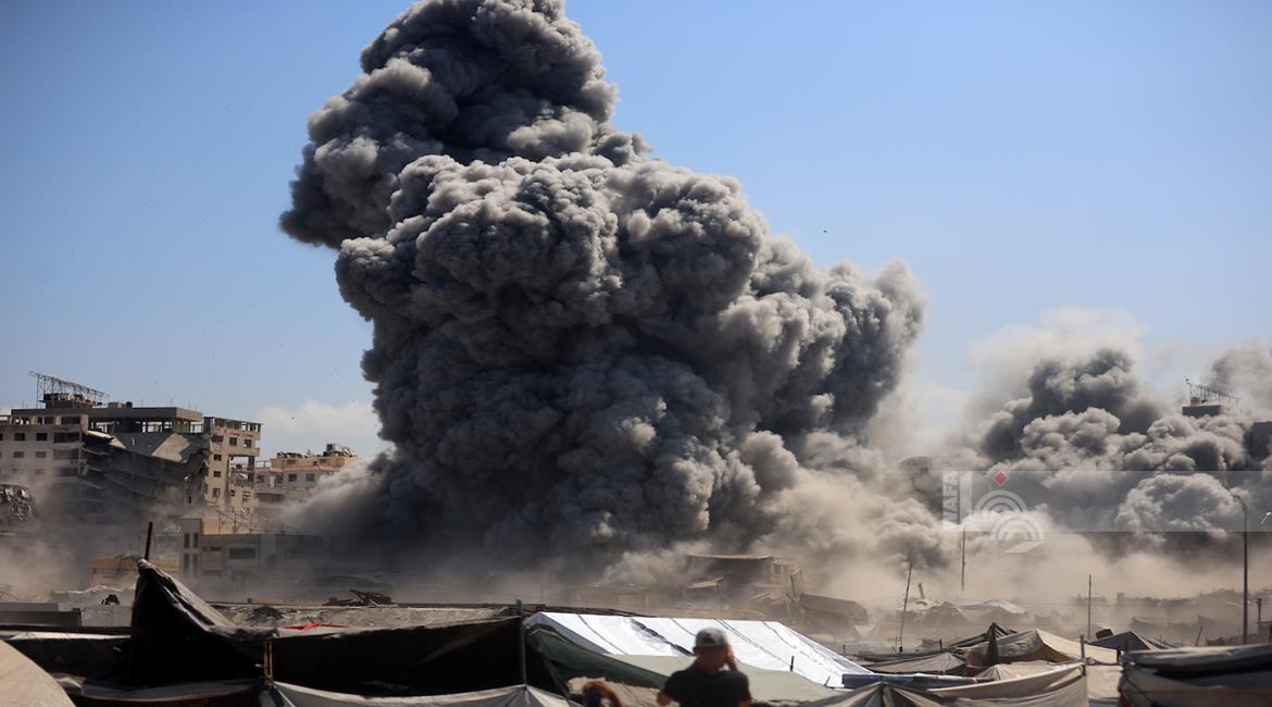 استشهاد ثلاثة فلسطينيين برصاص وقصف العدو الإسرائيلي مخيم البريج ومدينة غزة