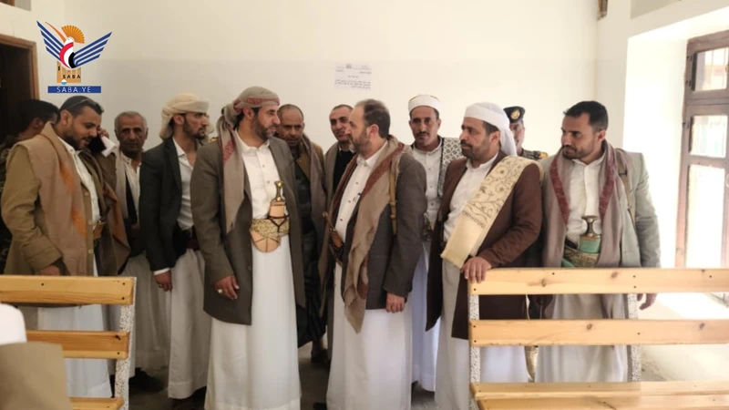 رئيس هيئة التفتيش القضائي يتفقد القضاء في ذمار