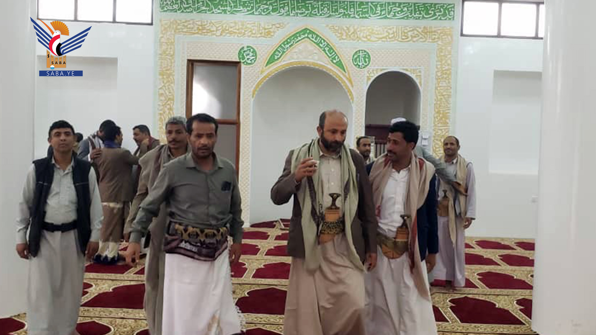 افتتاح مسجد اليابس ومدرسته التعليمية بمدينة صعدة