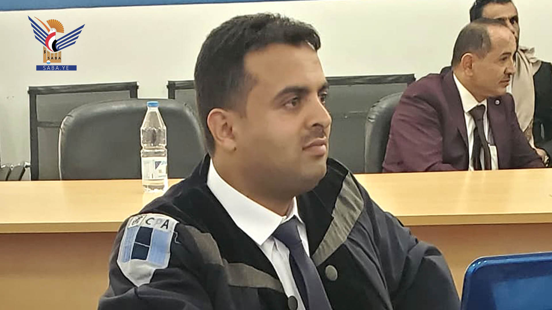  الماجستير للباحث مهيب الخزرجي من كلية التجارة بجامعة صنعاء