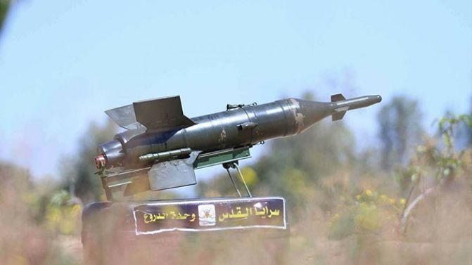 سرايا القدس تقصف بالصواريخ مقر قيادة وسيطرة للجيش الصهيوني أعلى جبل الصوراني