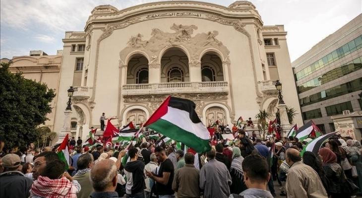 ناشطون تونسيون يطالبون بوقف الإبادة الجماعية في غزة
