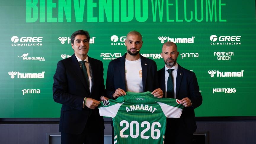 ريال بيتيس الإسباني يقدّم لاعبه الجديد المغربي سفيان أمرابط
