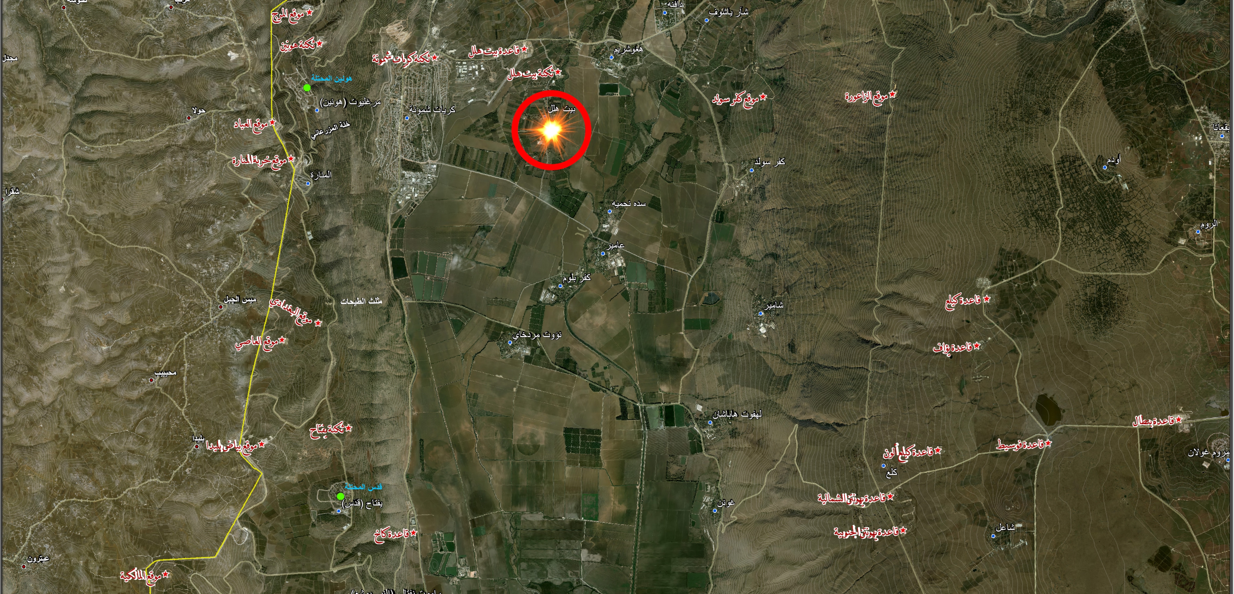 المقاومة اللبنانية تستهدف مستوطنة "بيت هلل" شمال فلسطين المحتلة بعشرات الصواريخ