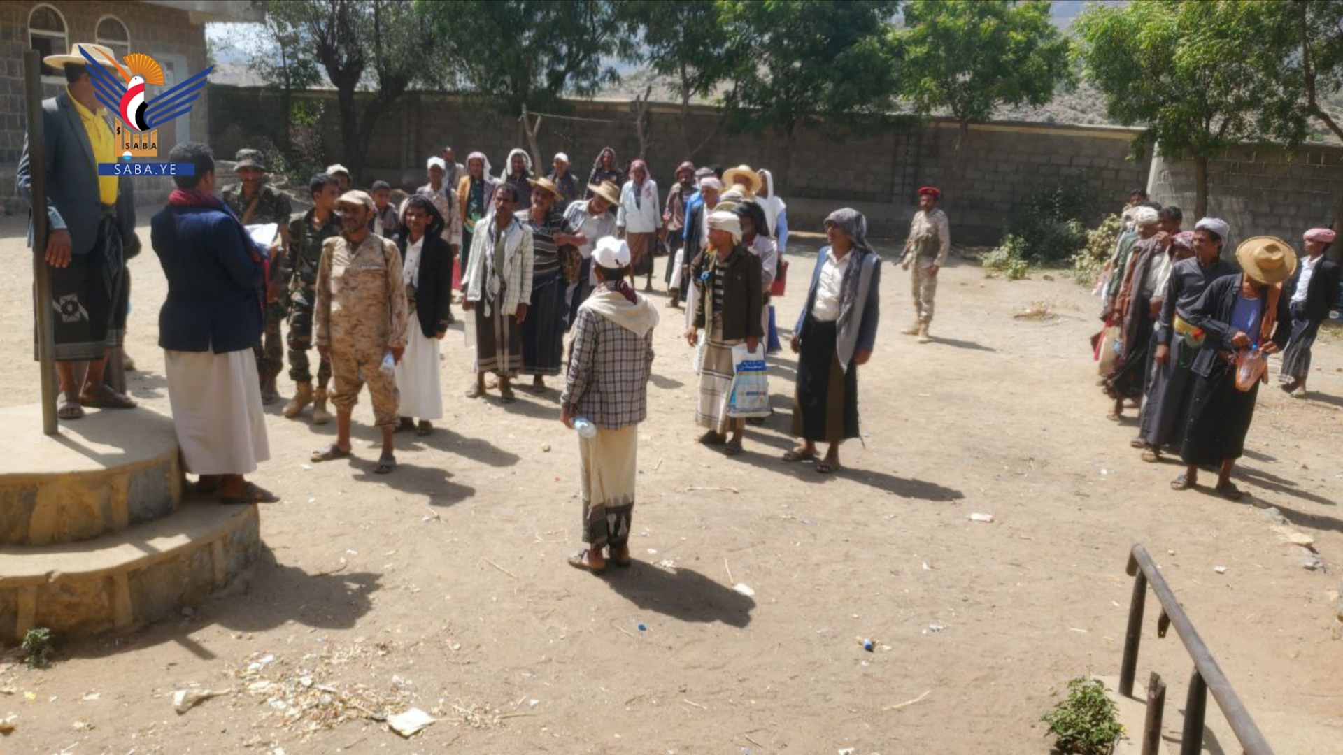 حجة.. مسير ومناورة لخريجي دورات "طوفان الأقصى" في قفل شمر