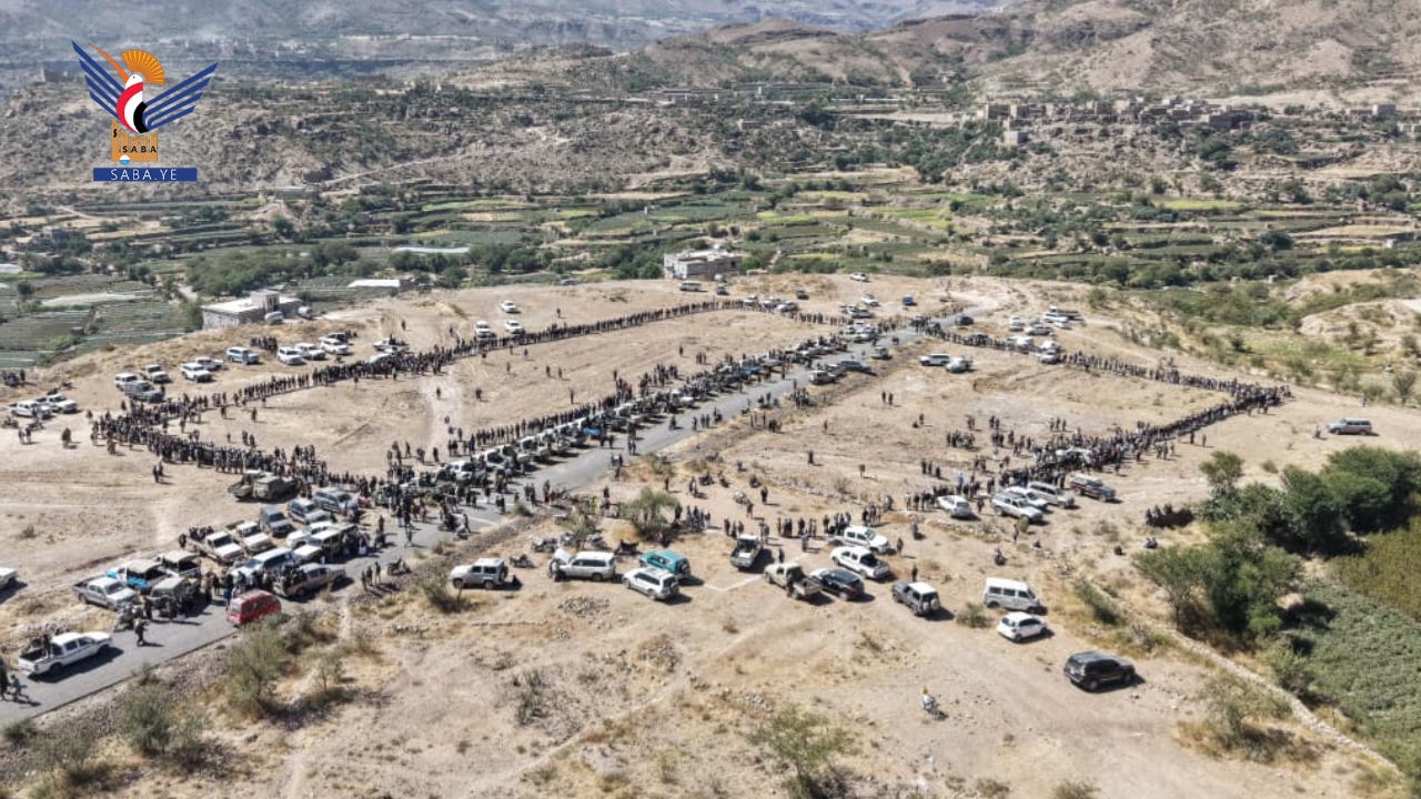 نكف قبلي مسلح لقبائل مديرية الرضمة بإب تأكيدًا على النفير العام والجهوزية