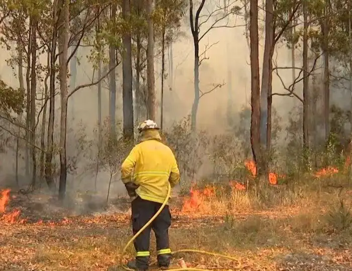 حرائق الغابات في أستراليا تسفر عن مقتل رجل إطفاء وتدمير منازل في ولايتين