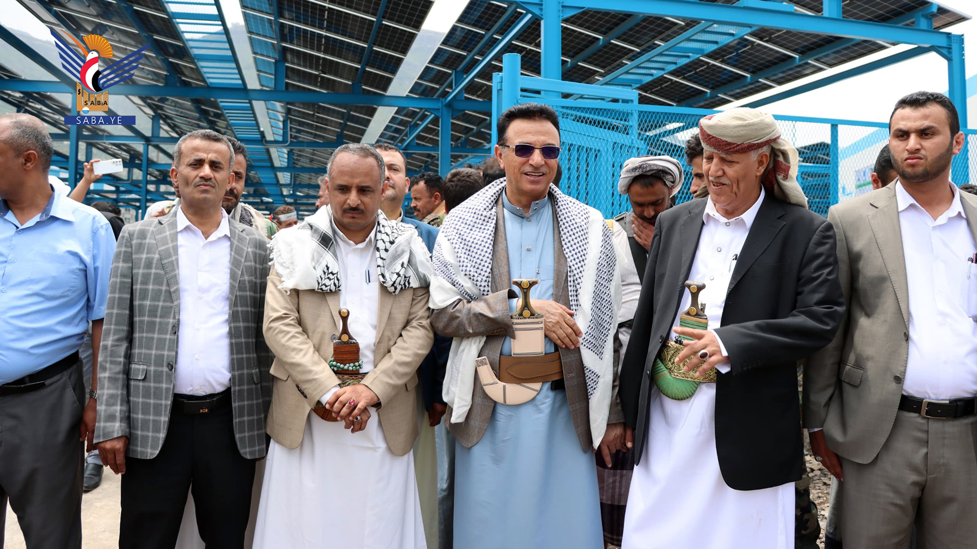 وقفة لمنتسبي مؤسسة المياه في إب تبارك الإنجاز الأمني بكشف خلايا التجسس