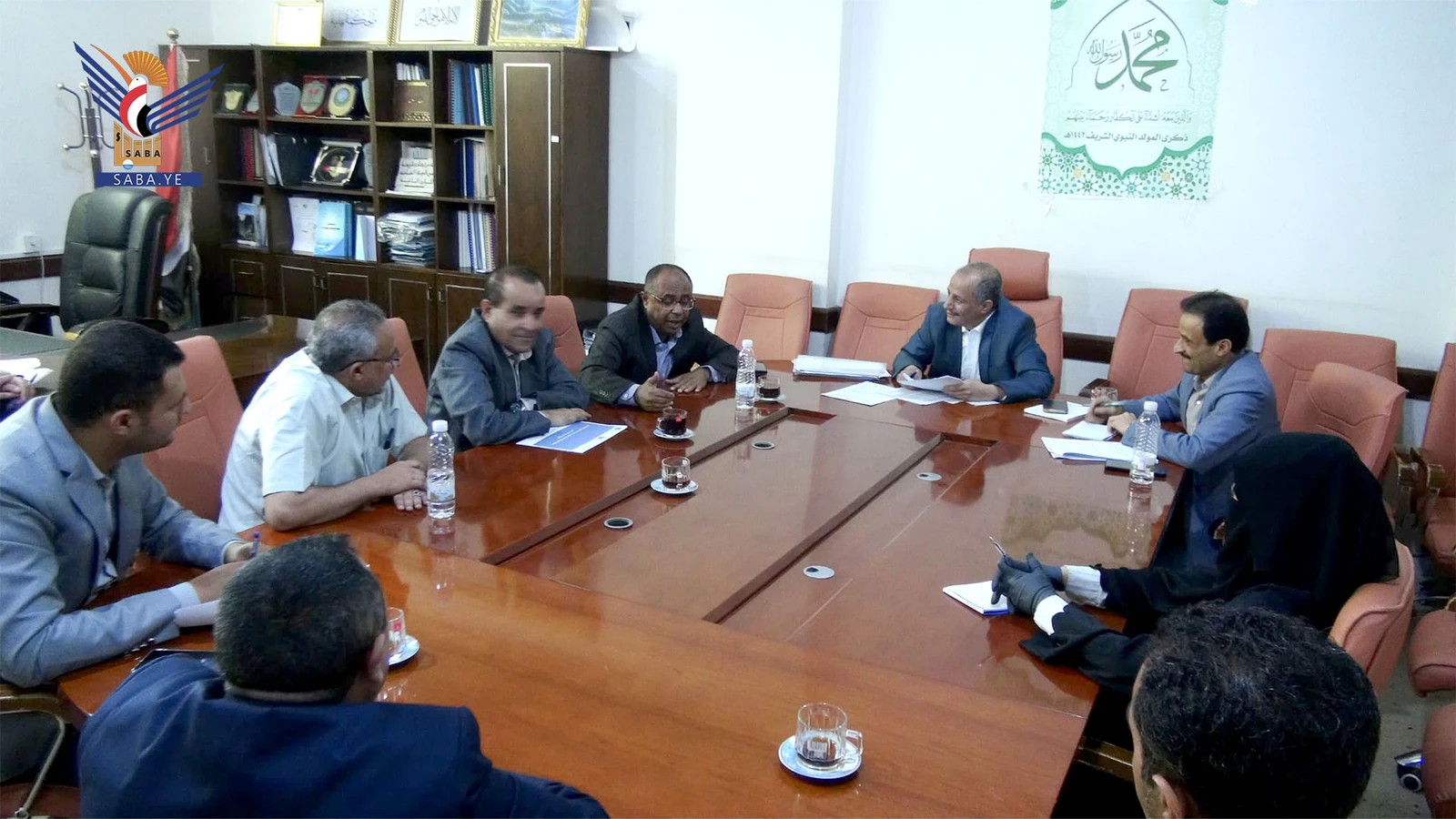 مناقشة نتائج تقييم أداء مركز خدمات الجمهور والشكاوي بالهيئة العامة للموارد والمنشآت المائية