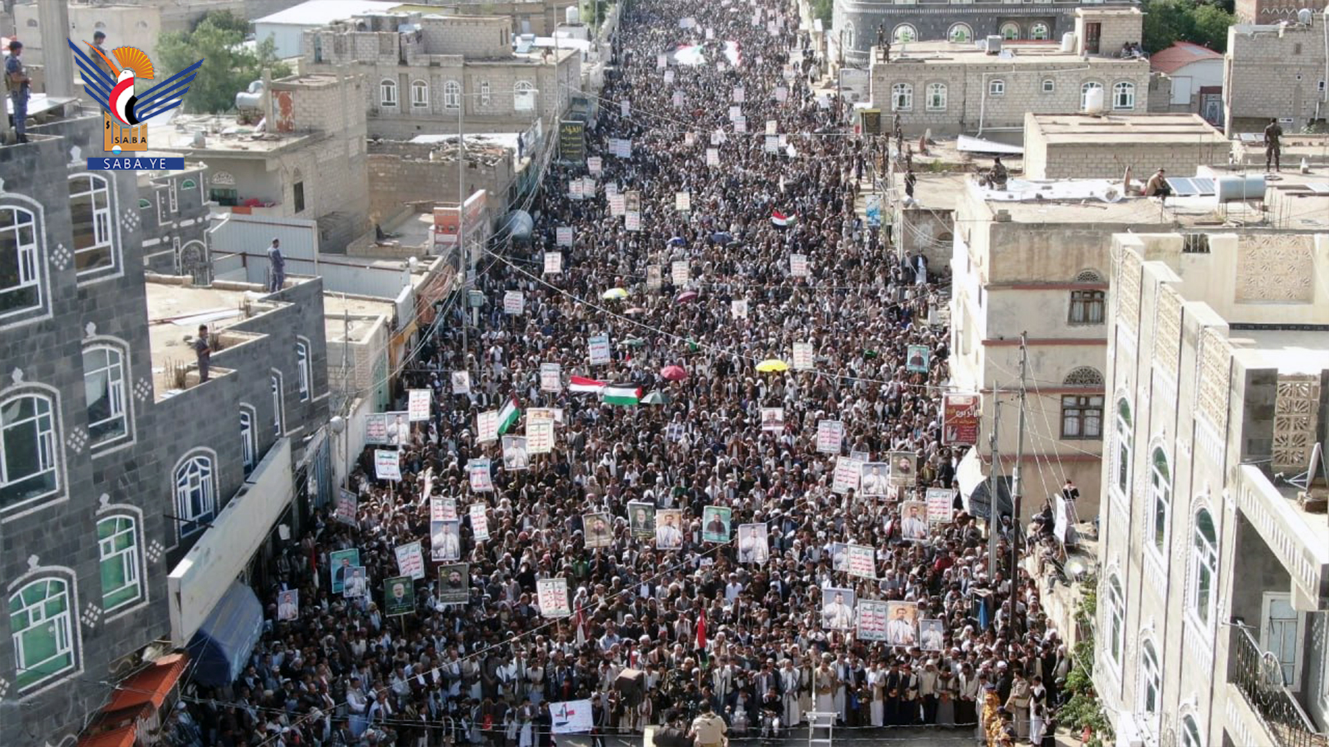  تسع مسيرات بذمار تضامناً مع الشعب الفلسطيني وتأكيداً على استمرار معركة الجهاد