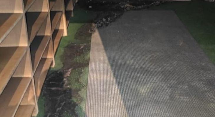 مستوطنون يضرمون النار في مدخل مسجد في قرية تل بنابلس