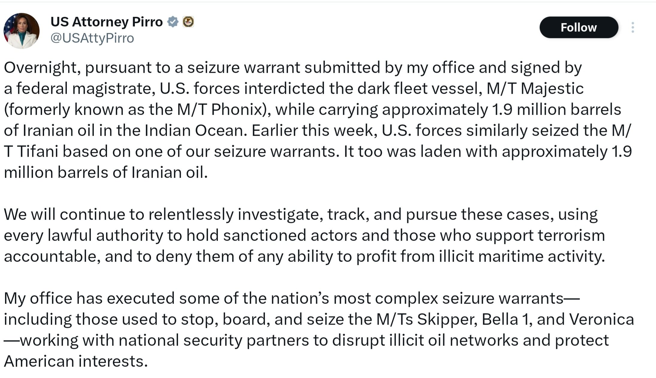 متحدث الخارجية الإيرانية: أمريكا تُقنِّنْ القرصنة والسطو المسلح في أعالي البحار