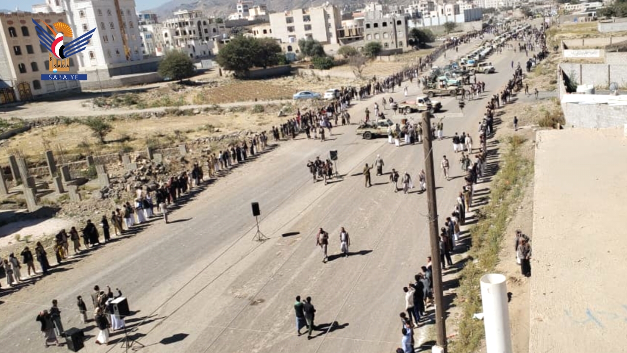 أبناء صنعاء الجديدة يجددون الوفاء لدماء الشهداء وإستمرار التعبئة