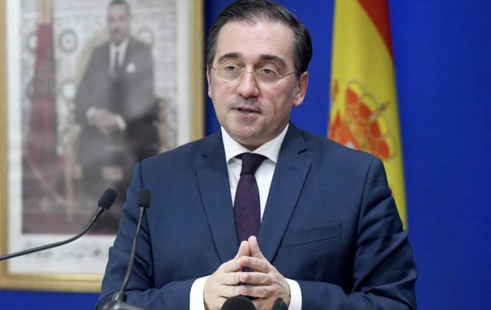 وزير خارجية إسبانيا: الاعتراف بفلسطين السبيل للسلام وندرس عقوبات على "إسرائيل"