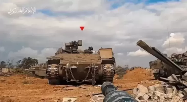 كتائب القسام تنشر مشاهد كمينين ضد آليات العدو الصهيوني برفح