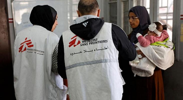 إجراءات العدو الإسرائيلي تهدد استمرار عمل "أطباء بلا حدود" في غزة