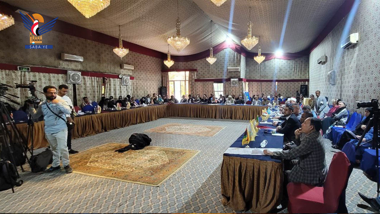 انعقاد الملتقى الأول للجاليات العربية والأجنبية بصنعاء تضامناً مع الشعبين اليمني والفلسطيني