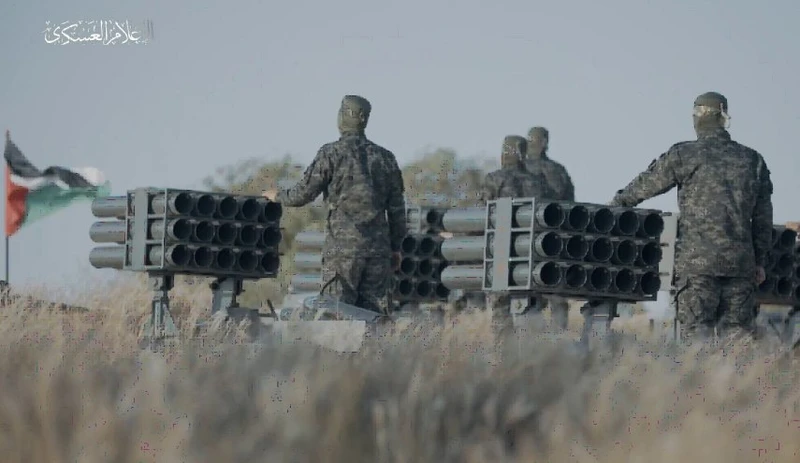 "القسام" تقصف تجمعات العدو الصهيوني شرق مدينة غزة