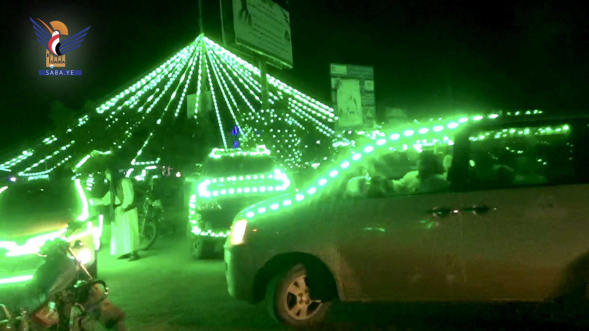 مسيرة ضوئية وأمسيات بمديرية شعوب في الأمانة احتفاءً بالمولد النبوي