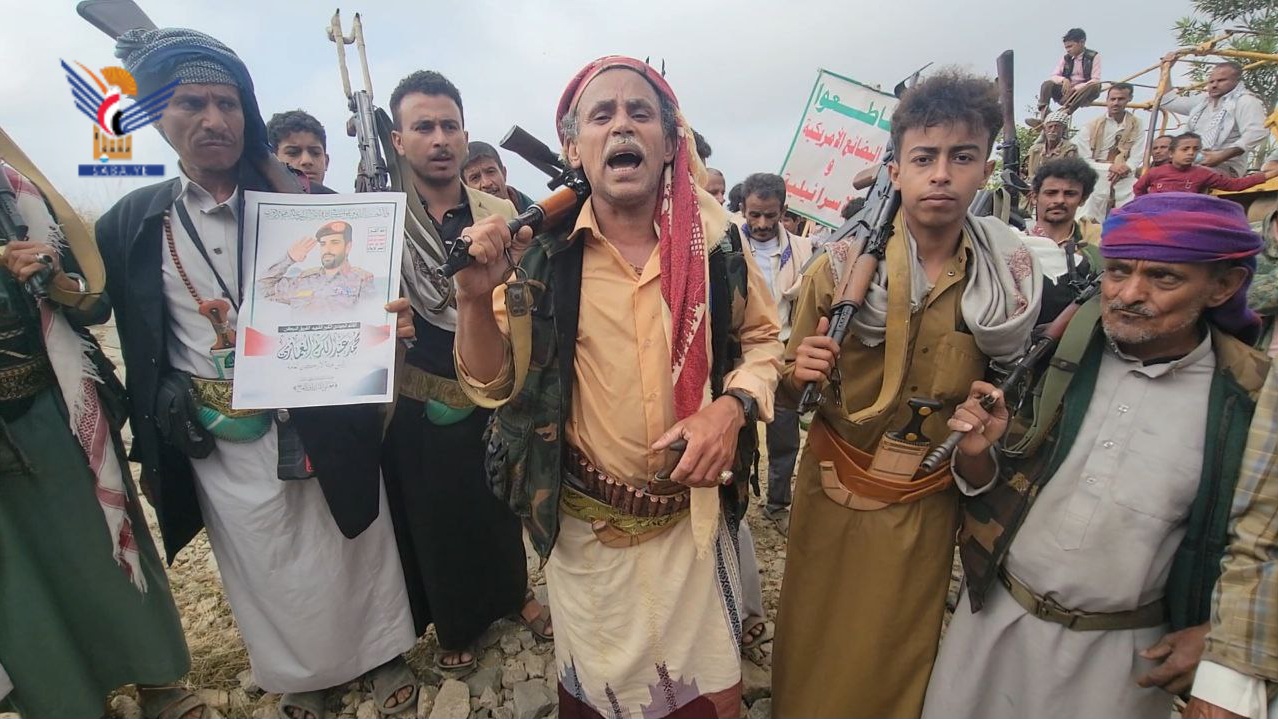 ريمة.. وقفة ومسير راجل في الجبين تأكيدًا للجهوزية