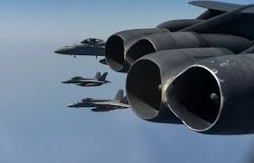 قاذفتان استراتيجيتان أمريكيتان تحلقان في الشرق الأوسط