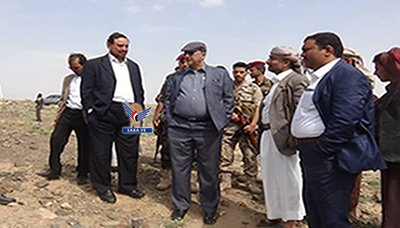 وزيرا المياه والزراعة وأمين العاصمة ومحافظ صنعاء يتفقدون محطة المعالجة والسدود في أرحب