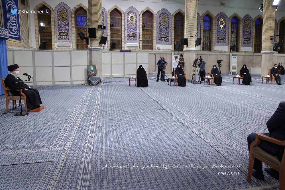 خامنئي: إخراج القوات الأمريكية من المنطقة الرد الأقوى على اغتيال سليماني