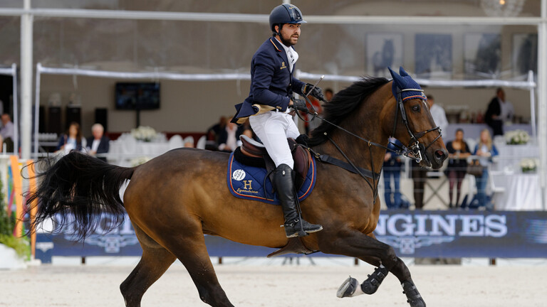 السوري أحمد حمشو يتأهل إلى بطولة كأس العالم لقفز الحواجز