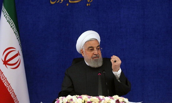 روحاني: نأمل أن نسلم البلد للحكومة القادمة بلا حظر ولا كورونا روحاني: نأمل أن نسلم البلد للحكومة القادمة بلا حظر ولا كورونا