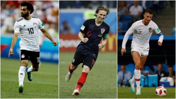 صراع بين صلاح ورونالدو ومودريتش على الأفضل بالعالم