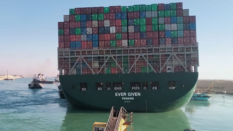 محكمة مصرية تأمر بالتحفظ على سفينة “إيفرغيفن” حتى سداد ما عليها من “تعويضات