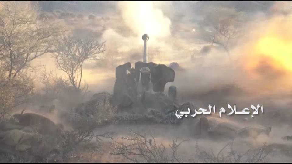 قصف مدفعي يستهدف تجمعات وخيام المرتزقة بمديرية الغيل بالجوف