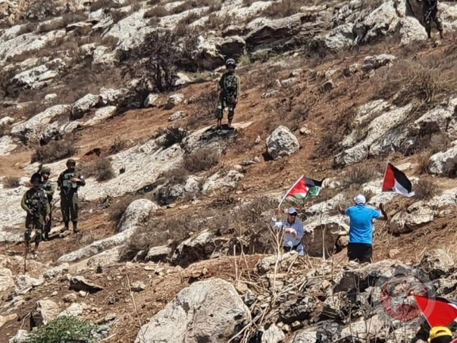 إصابة فلسطينيين مواجهات مع قوات الاحتلال الإسرائيلي شرق نابلس