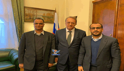 نائب وزير الخارجية الروسي يستقبل رئيس الوفد الوطني للمشاورات