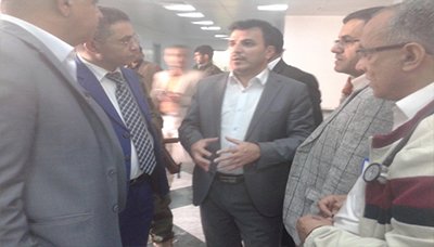 وزير الصحة يتفقد العمل بمركز جراحة القلب في المستشفى العسكري