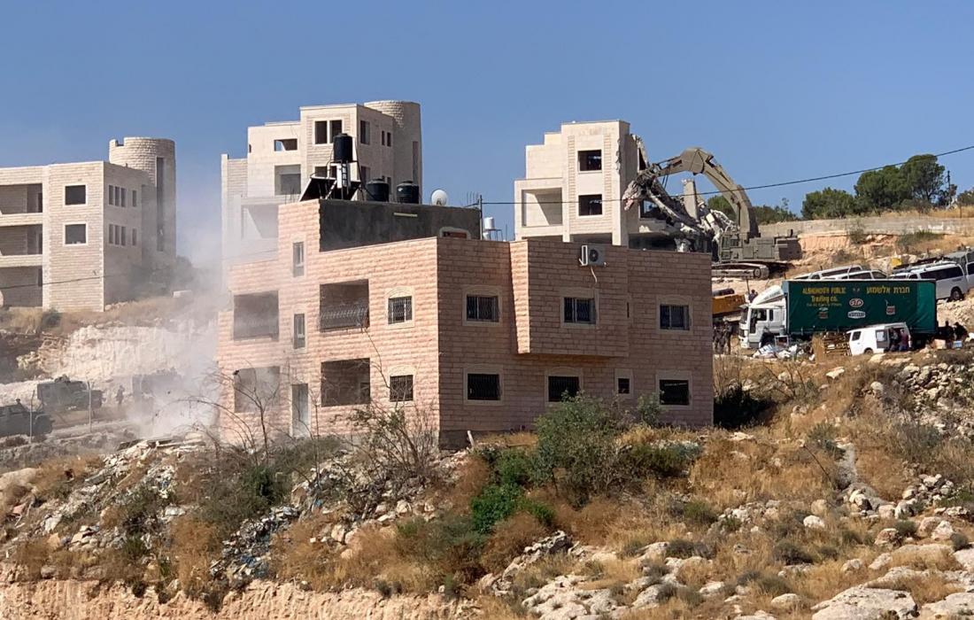 كيان الاحتلال يهدم منزلاً في منطقة “واد الحمص” ببلدة صور باهر جنوب شرق القدس