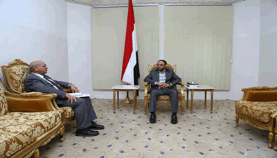 الرئيس المشاط يناقش مع وزير التخطيط جوانب التنسيق مع المنظمات الدولية