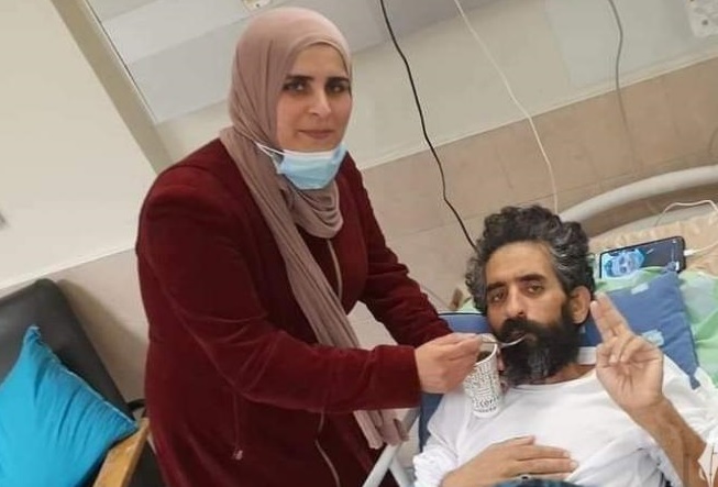 الأسير الفلسطيني أبو هواش يُهدي انتصاره للمقاومة والقائد النخالة